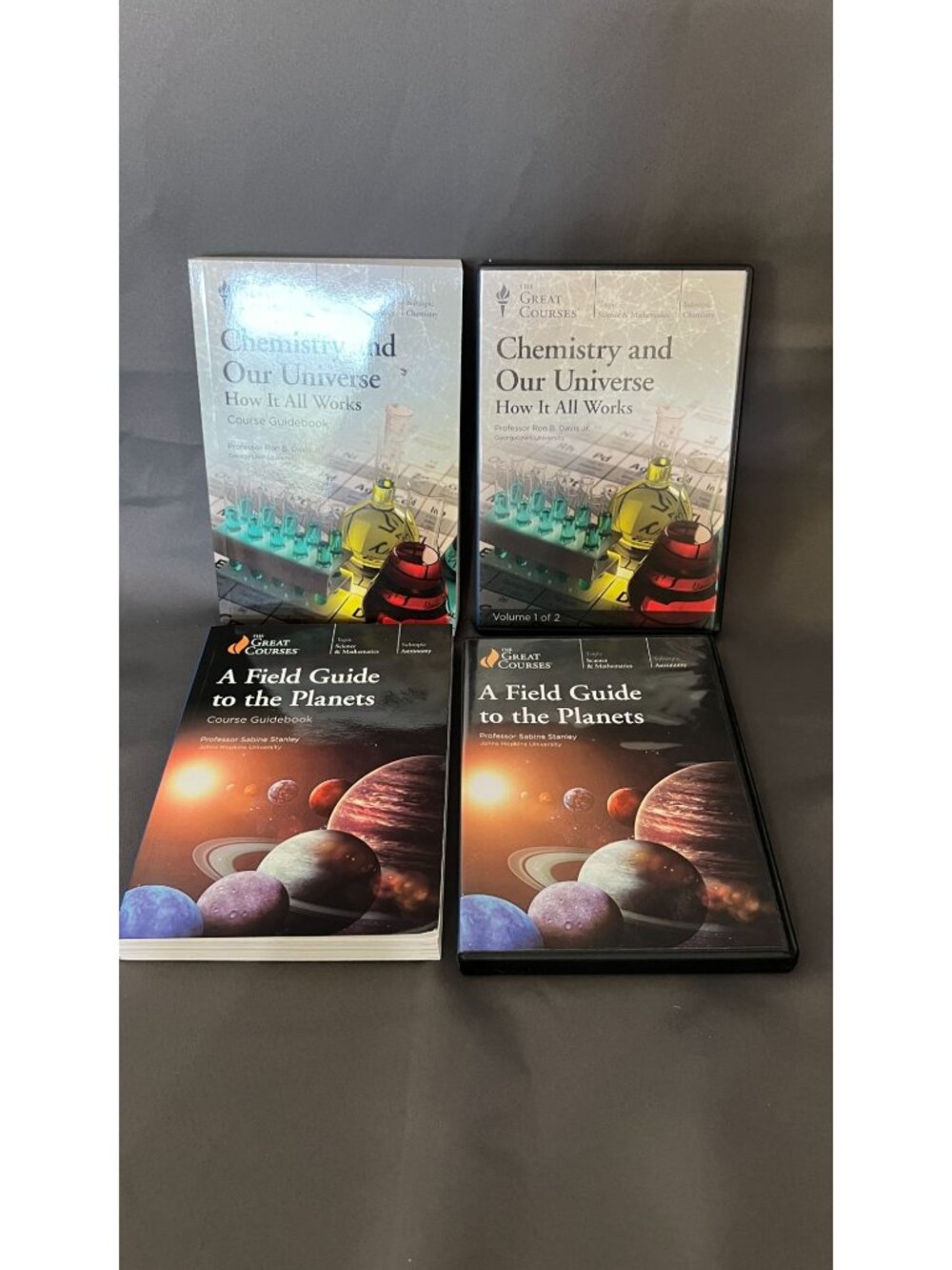 The Great Courses Science & Astronomy DVD Sets: Chemistry & Planets
